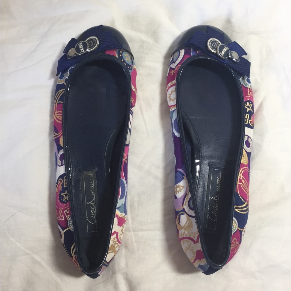 Coach Poppy Flats Shoes Hard To Find